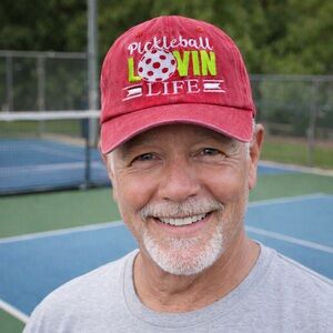 Unisex Adult Red Pickleball Lovin Life Cap